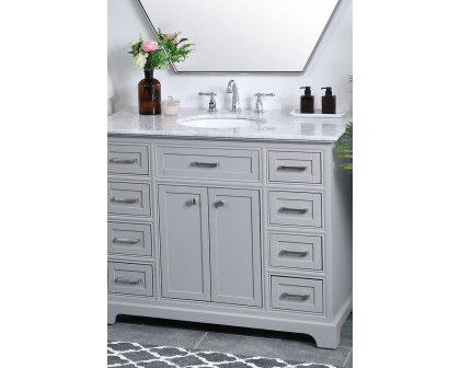 Elegant Bathroom Vanity - Gray, L 42" (VF15042GR)