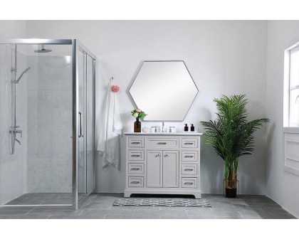 Elegant Bathroom Vanity - Gray, L 42" (VF15042GR)