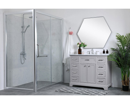 Elegant Bathroom Vanity - Gray, L 42" (VF15042GR)