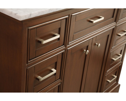 Elegant Bathroom Vanity - Teak, L 42" (VF15042TK)