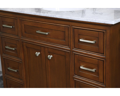 Elegant Bathroom Vanity - Teak, L 42" (VF15042TK)