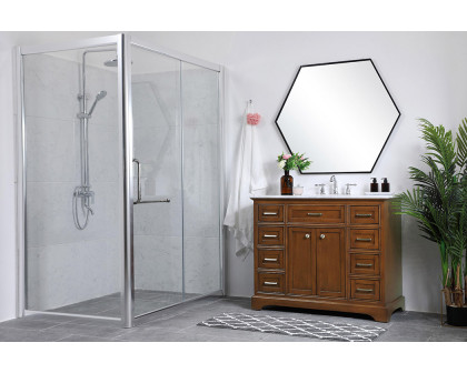 Elegant Bathroom Vanity - Teak, L 42" (VF15042TK)