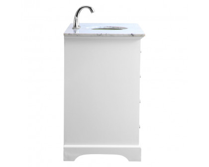 Elegant Bathroom Vanity - White, L 42" (VF15042WH)