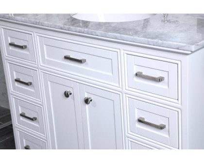 Elegant Bathroom Vanity - White, L 42" (VF15042WH)