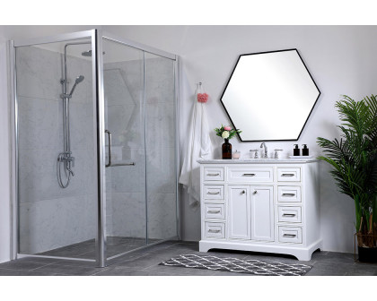 Elegant Bathroom Vanity - White, L 42" (VF15042WH)