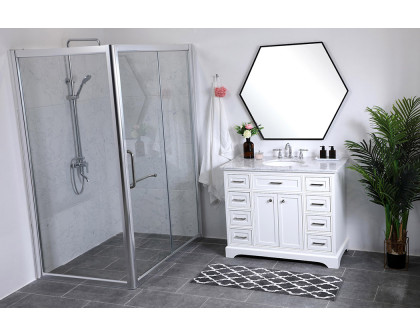 Elegant Bathroom Vanity - White, L 42" (VF15042WH)