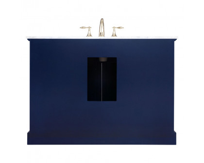 Elegant Bathroom Vanity - Blue, L 48" (VF15048BL)