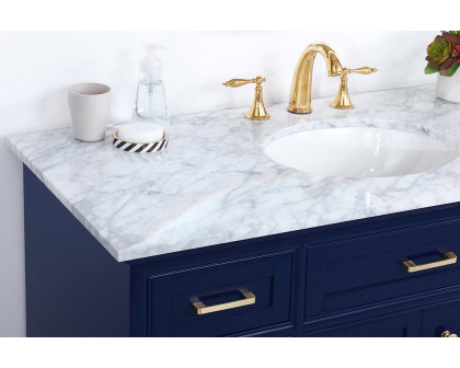 Elegant Bathroom Vanity - Blue, L 48" (VF15048BL)