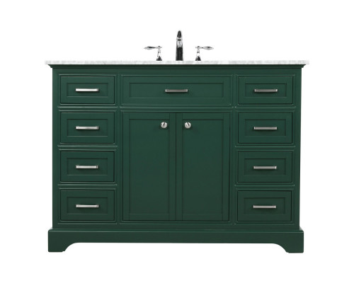 Elegant Bathroom Vanity - Green, L 48" (VF15048GN)