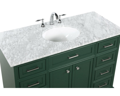 Elegant Bathroom Vanity - Green, L 48" (VF15048GN)