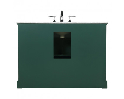 Elegant Bathroom Vanity - Green, L 48" (VF15048GN)