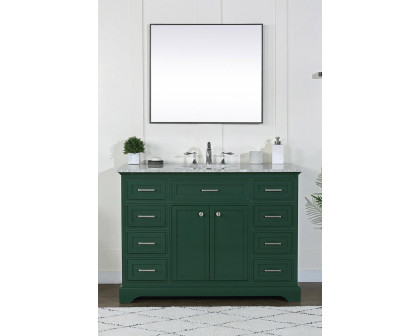 Elegant Bathroom Vanity - Green, L 48" (VF15048GN)