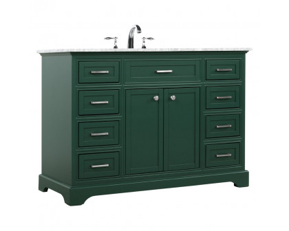 Elegant Bathroom Vanity - Green, L 48" (VF15048GN)