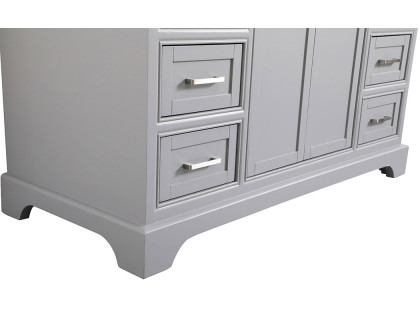 Elegant Bathroom Vanity - Gray, L 48" (VF15048GR)