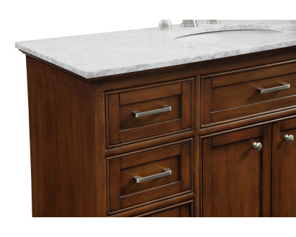 Elegant Bathroom Vanity - Teak, L 48" (VF15048TK)