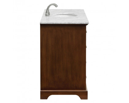 Elegant Bathroom Vanity - Teak, L 48" (VF15048TK)