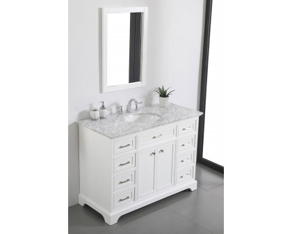 Elegant Bathroom Vanity - White, L 48" (VF15048WH)