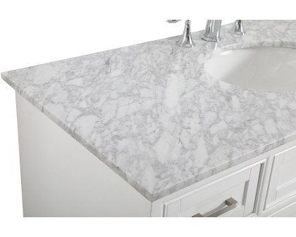 Elegant Bathroom Vanity - White, L 48" (VF15048WH)