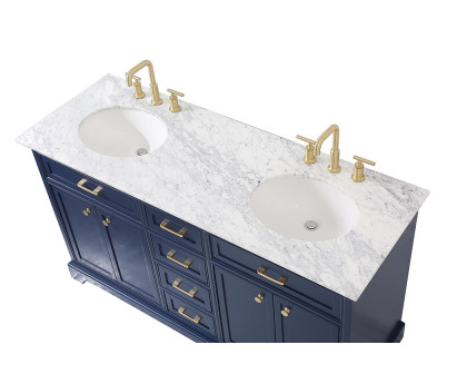 Elegant Bathroom Vanity - Blue (VF15060DBL)