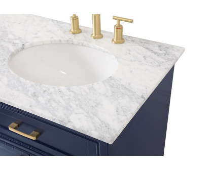 Elegant Bathroom Vanity - Blue (VF15060DBL)