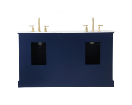 Elegant Bathroom Vanity - Blue (VF15060DBL)