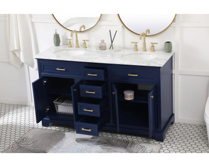 Elegant Bathroom Vanity - Blue (VF15060DBL)