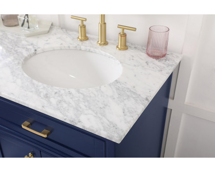 Elegant Bathroom Vanity - Blue (VF15060DBL)