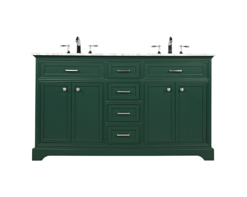 Elegant Bathroom Vanity - Green (VF15060DGN)