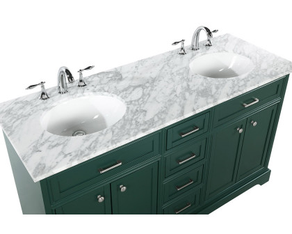 Elegant Bathroom Vanity - Green (VF15060DGN)