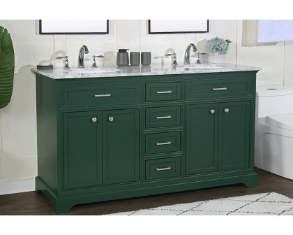 Elegant Bathroom Vanity - Green (VF15060DGN)