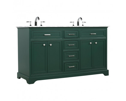 Elegant Bathroom Vanity - Green (VF15060DGN)