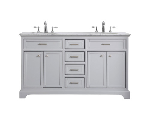 Elegant Bathroom Vanity - Gray (VF15060DGR)