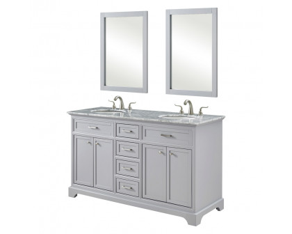 Elegant Bathroom Vanity - Gray (VF15060DGR)