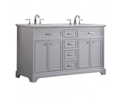 Elegant Bathroom Vanity - Gray (VF15060DGR)