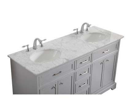 Elegant Bathroom Vanity - Gray (VF15060DGR)