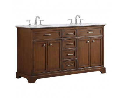 Elegant Bathroom Vanity - Teak (VF15060DTK)