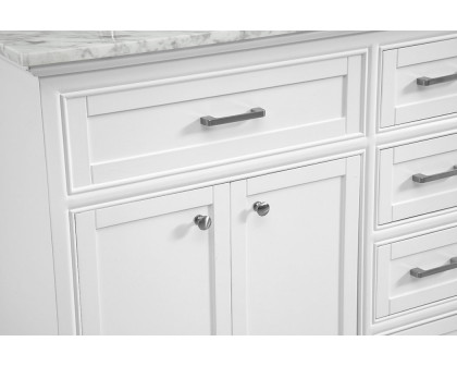 Elegant Bathroom Vanity - White (VF15060DWH)