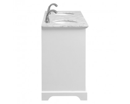 Elegant Bathroom Vanity - White (VF15060DWH)