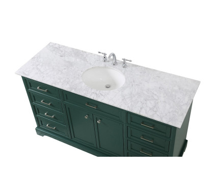 Elegant Bathroom Vanity - Green (VF15060GN)