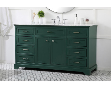 Elegant Bathroom Vanity - Green (VF15060GN)