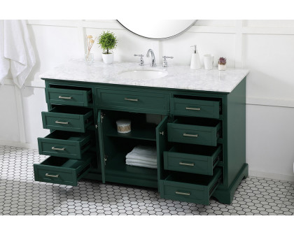 Elegant Bathroom Vanity - Green (VF15060GN)