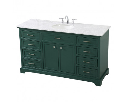 Elegant Bathroom Vanity - Green (VF15060GN)