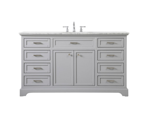 Elegant Bathroom Vanity - Gray (VF15060GR)