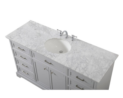 Elegant Bathroom Vanity - Gray (VF15060GR)