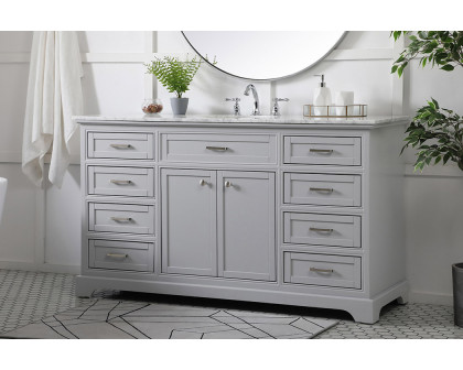 Elegant Bathroom Vanity - Gray (VF15060GR)