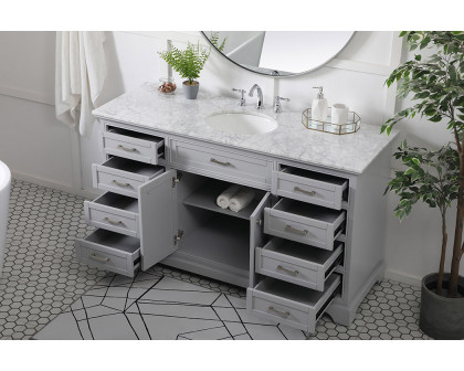 Elegant Bathroom Vanity - Gray (VF15060GR)