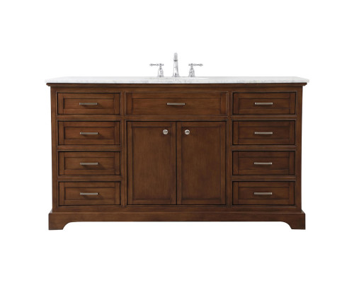 Elegant Bathroom Vanity - Teak (VF15060TK)