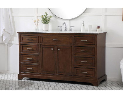 Elegant Bathroom Vanity - Teak (VF15060TK)