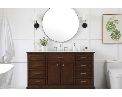 Elegant Bathroom Vanity - Teak (VF15060TK)