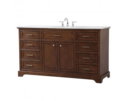 Elegant Bathroom Vanity - Teak (VF15060TK)